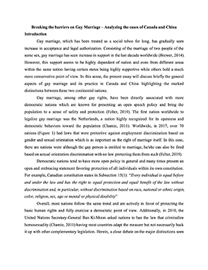 Research Paper代写案例